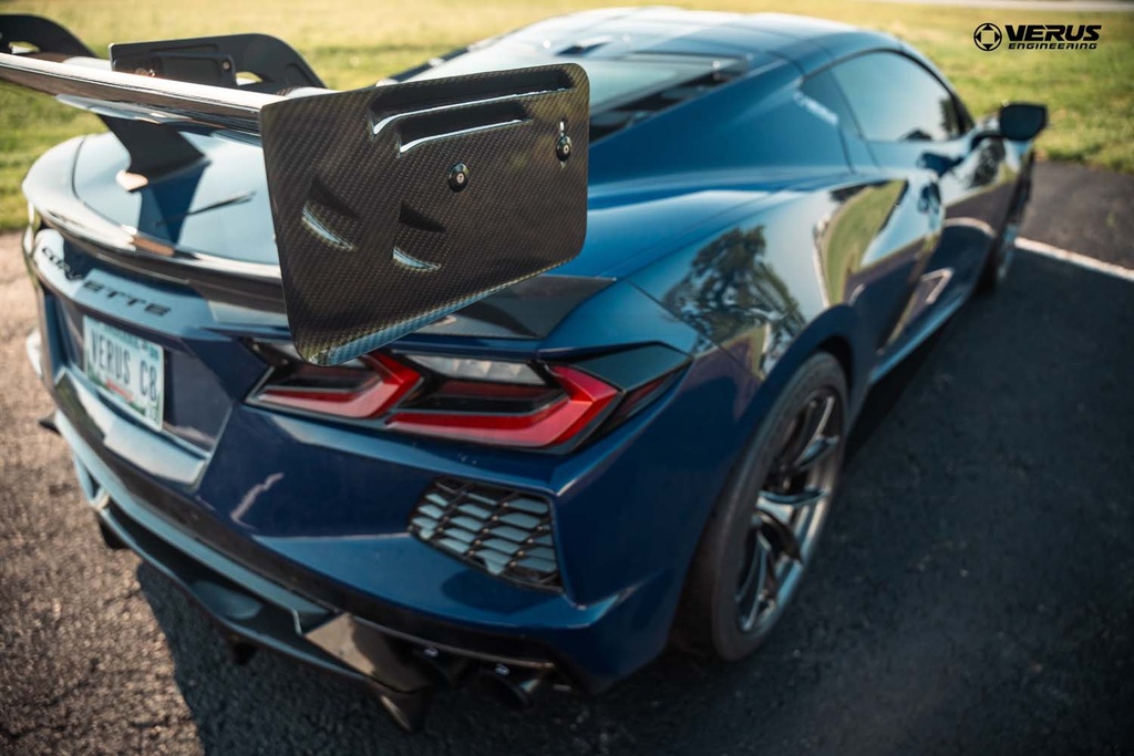 Swan Neck V1X Rear Wing Kit - Corvette Stingray (C8) | Verus